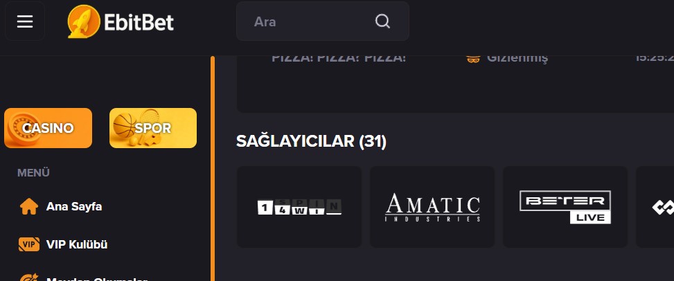 Ebitbet Giriş Sayfası