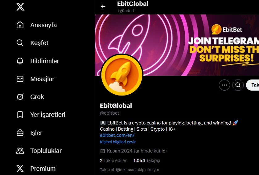 Ebitbet Twitter